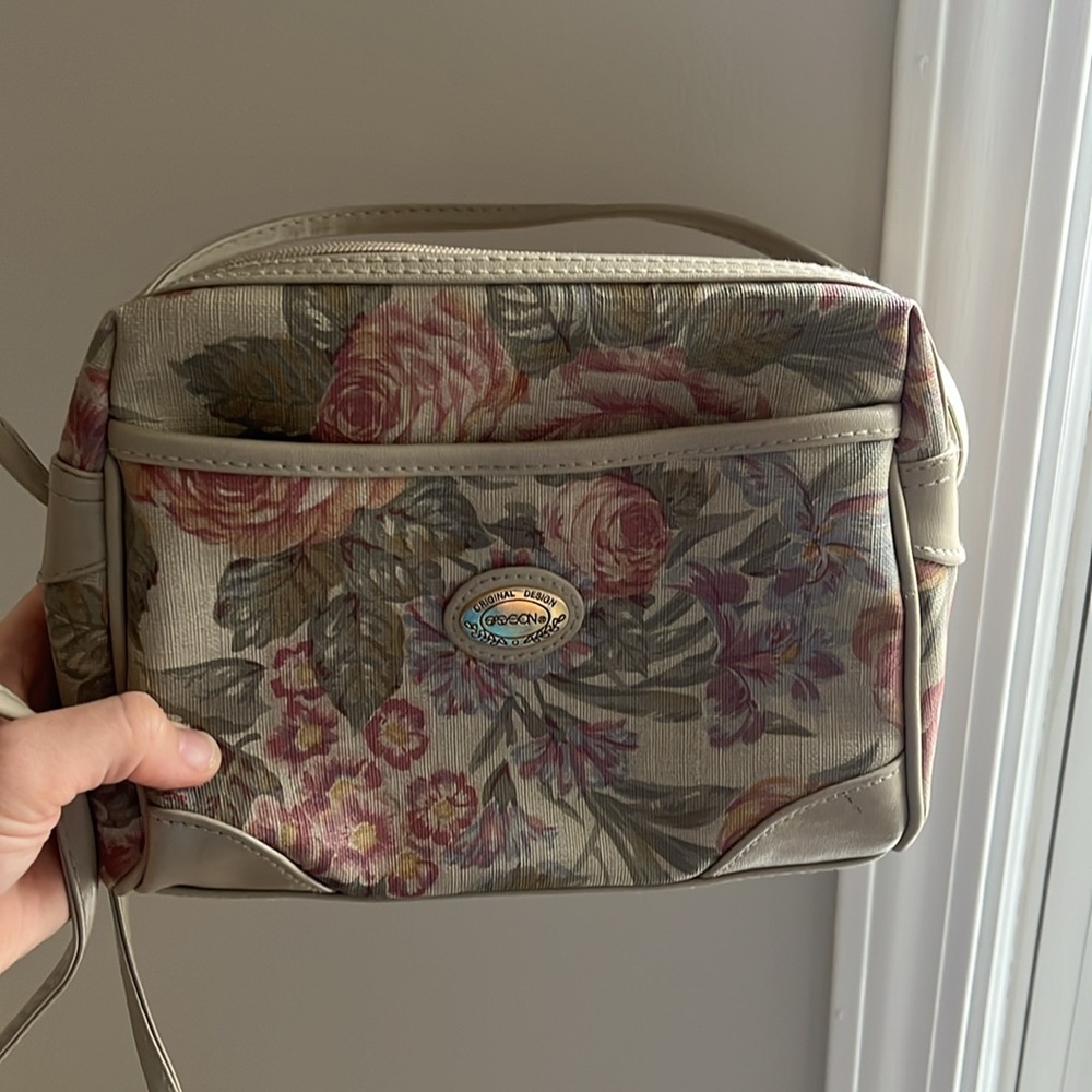 Vintage sasson handbags crossbody floral purse